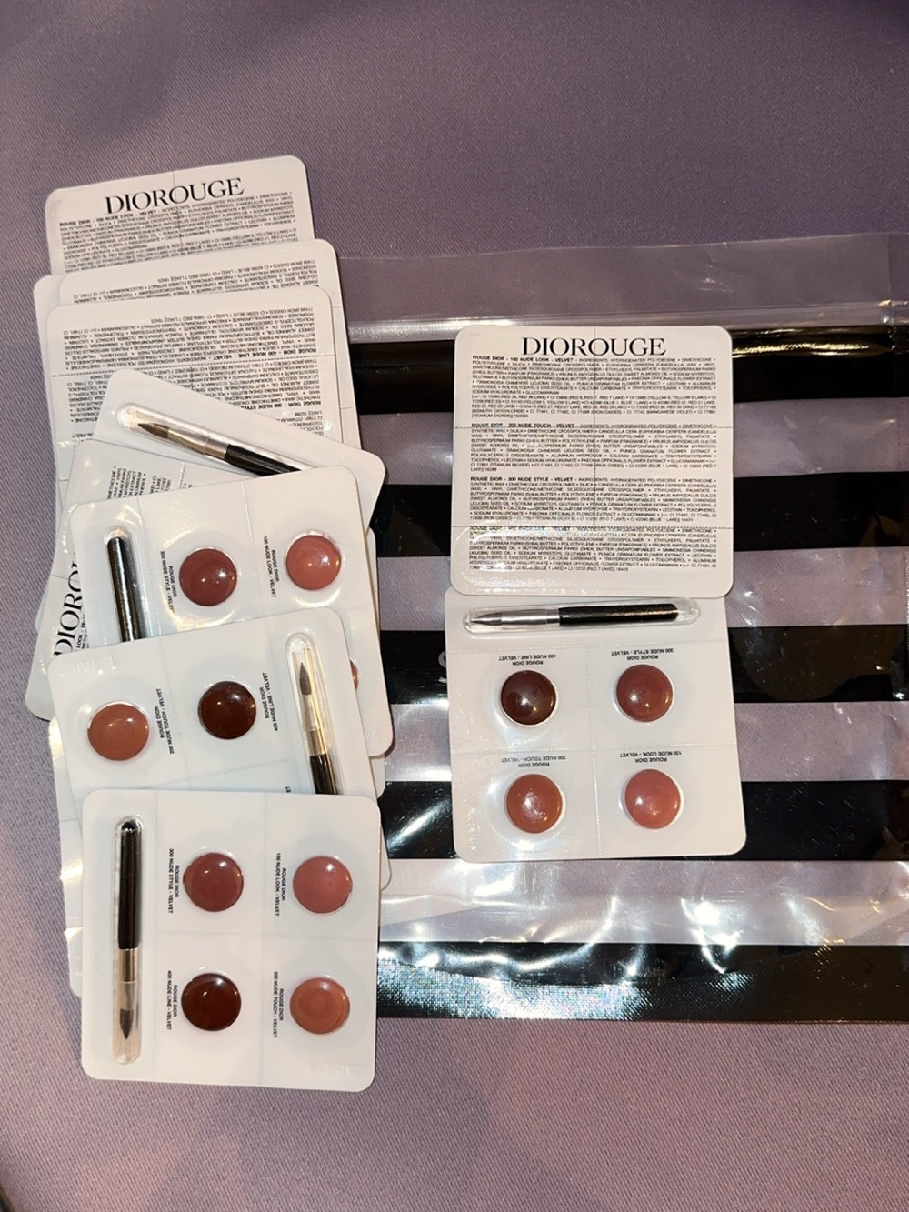 Dior Sample Lipstick bundle